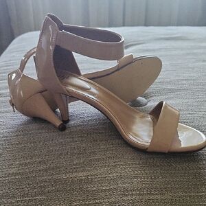 NWOT Style & Co. Nude Patent Heels